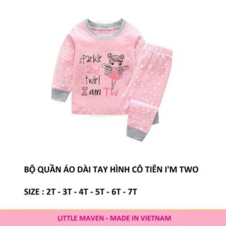 Combo 2 bộ little bé gái 300K