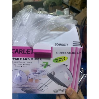 MÁY ĐÁNH TRỨNG CẦM TAY SCARLETT 7 TỐC ĐỘ