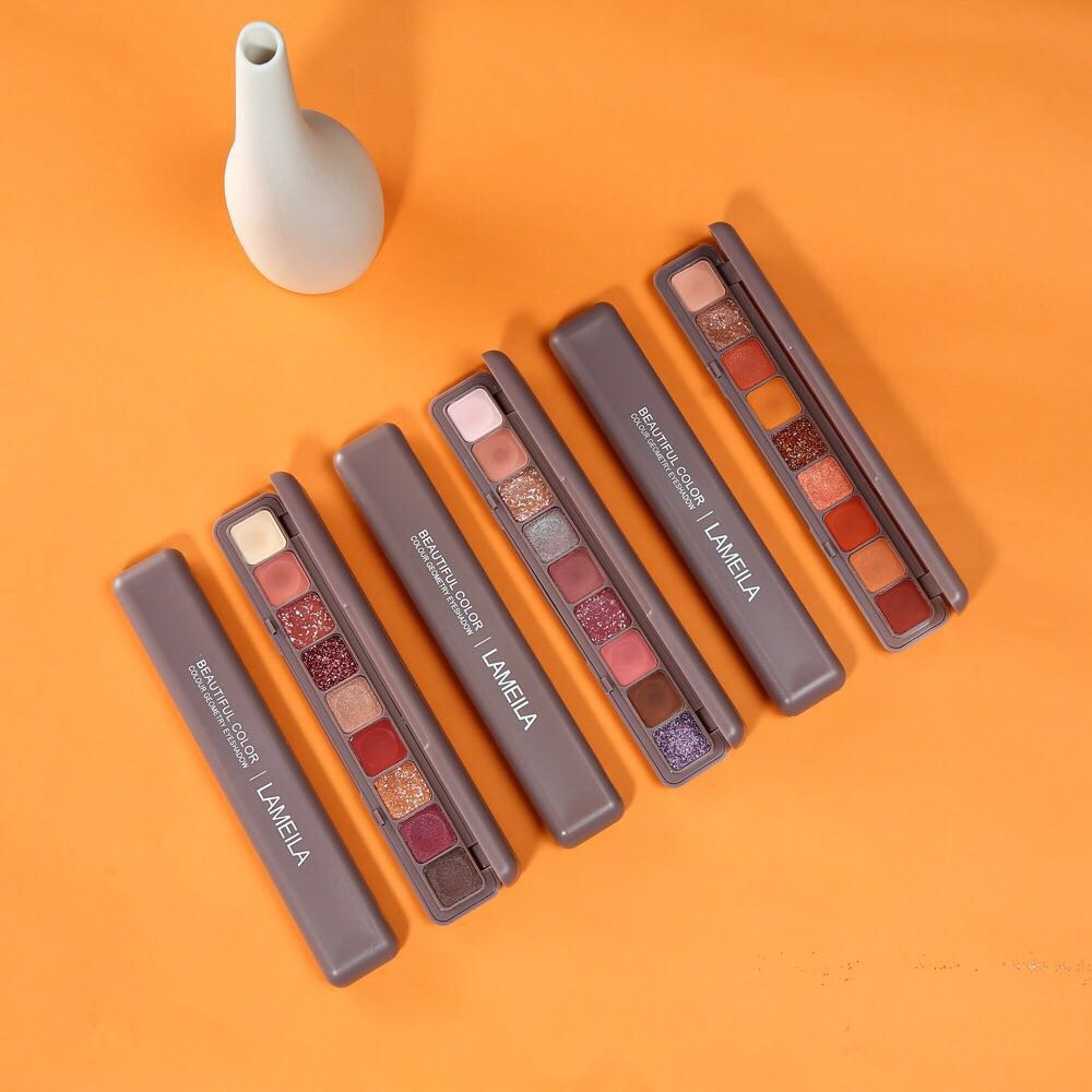 (Hàng Mới Về) Bảng Phấn Mắt 9 Màu Alimama - Lameila 3600 | BigBuy360 - bigbuy360.vn