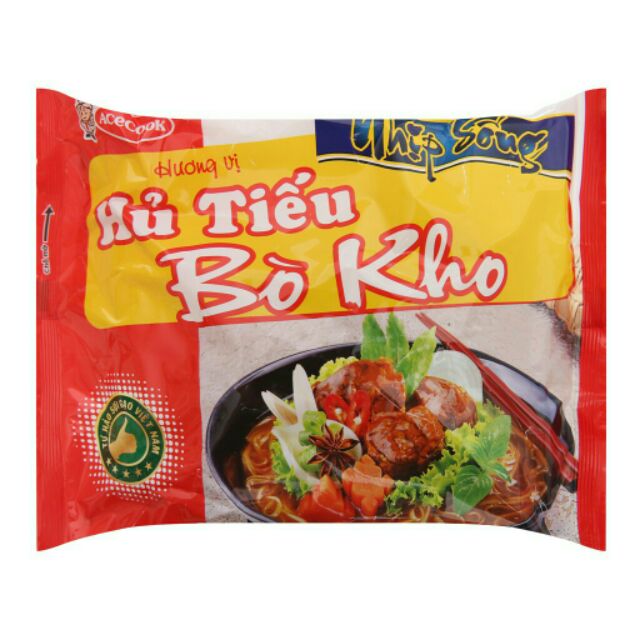 Hủ tiếu nhịp sống nhiều mùi vị gói 70g