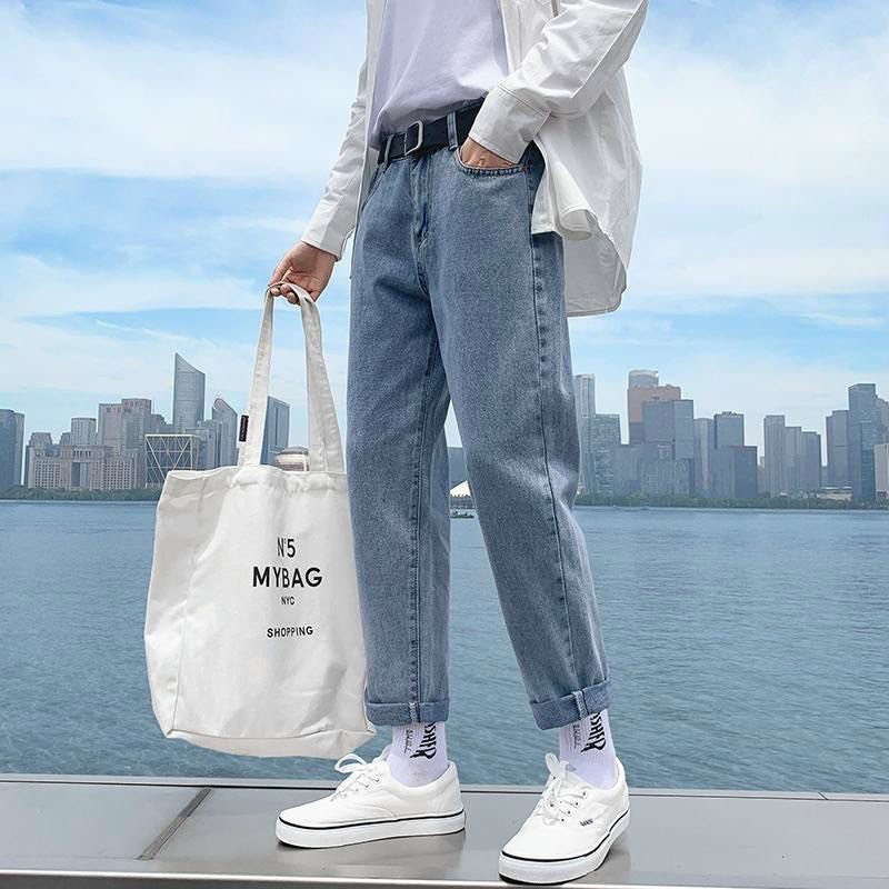 quần baggy jean nam BASIC phong suông rộng SR01 - top xu hướng 2023