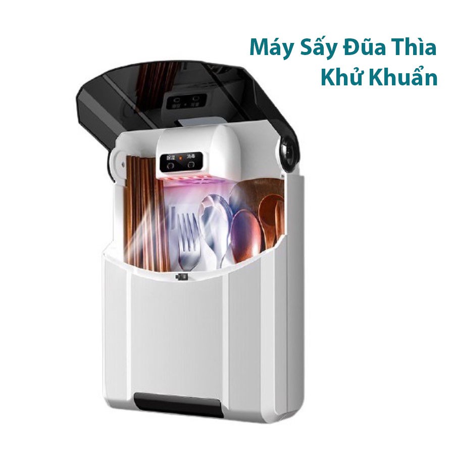 Máy Sấy Đũa Thìa Bằng Tia UV Cao Cấp - Diệt Sạch 99,9% Vi Khuẩn