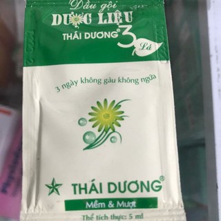 DẦU GỘI- DẦU XẢ THÁI DƯƠNG 3 (1 DÂY 10 GÓI)