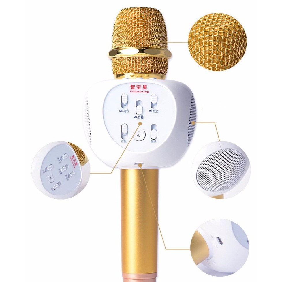 Micro hát Bluetooth karaoke kèm loa ZBX-66 cực hay