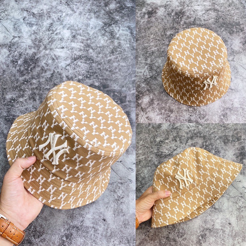 |ẢNH THẬT|MŨ BUCKET BROWN HOẠ TIẾT MONO