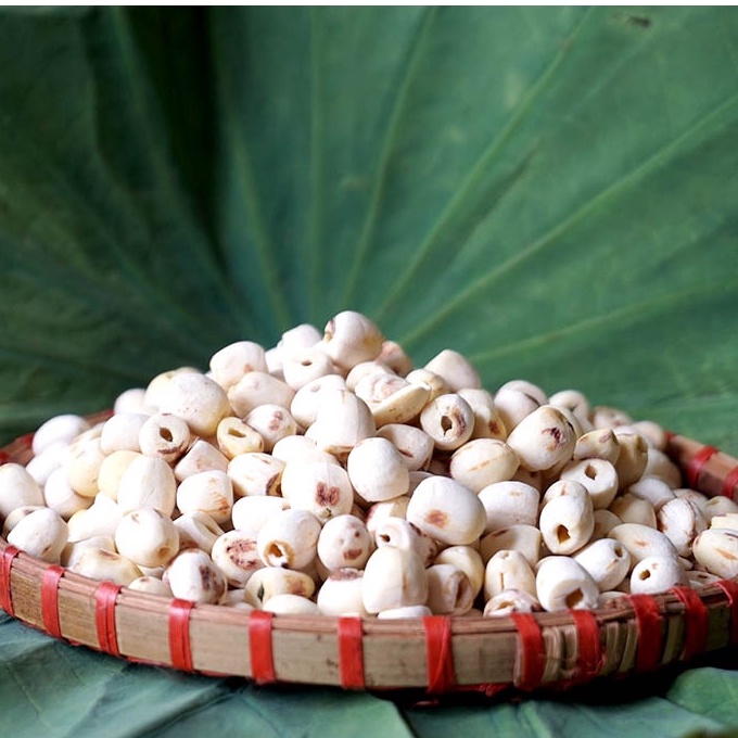 Hạt sen khô thơm ngon loại đặc biết làm bánh trung thu 200g,  loại thực phẩm an toàn
