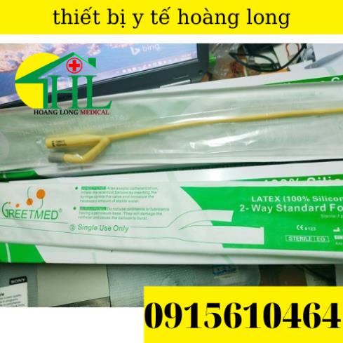 HỘP 10 DÂY THÔNG TIỂU 2 NHÁNH FOLEY GREETMED 12Fr, 14Fr, 16Fr, 18Fr, 20Fr, 22Fr