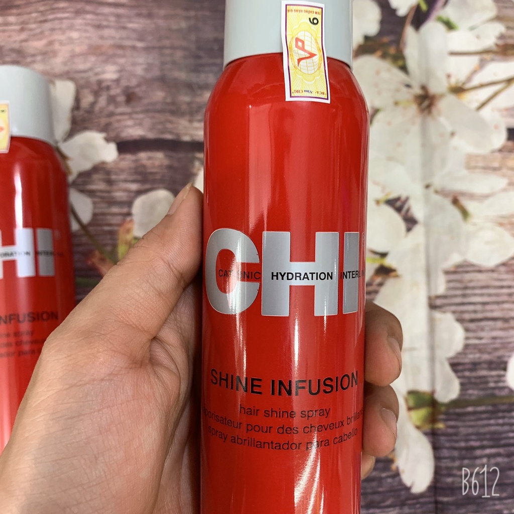 Xịt dưỡng bóng CHI Shine Infusion Thermal Polishing Spray 150g