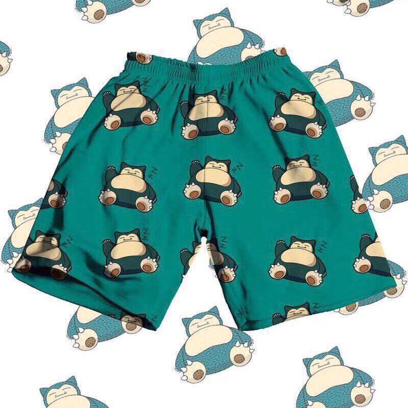 Quần đùi nam nữ cartoon dáng rộng thời trang unisex/ Quần short mặc nhà in hoạt hình dễ thương_veestore | BigBuy360 - bigbuy360.vn