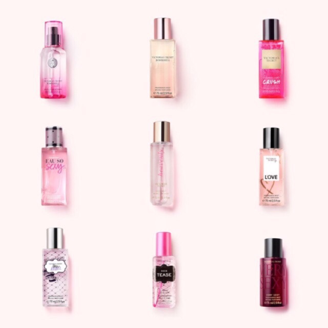 [Có Bill - Có Sẵn] Xịt nước hoa Body mist Victoria 's Secret verysexy, bomshell, tease, crush, love 75ml