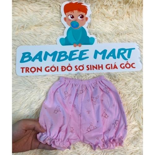 Quần chục cho bé gái chất cotton 100% siêu mềm nhiều họa tiết đáng yêu QC03 BamBeeMart