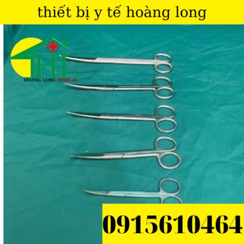 Kéo Y Tế Cong Nhọn 2 Đầu 20cm - Pakistan