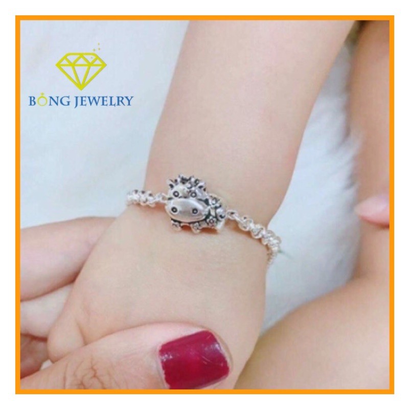 Lắc tay, lắc chân bạc cho bé