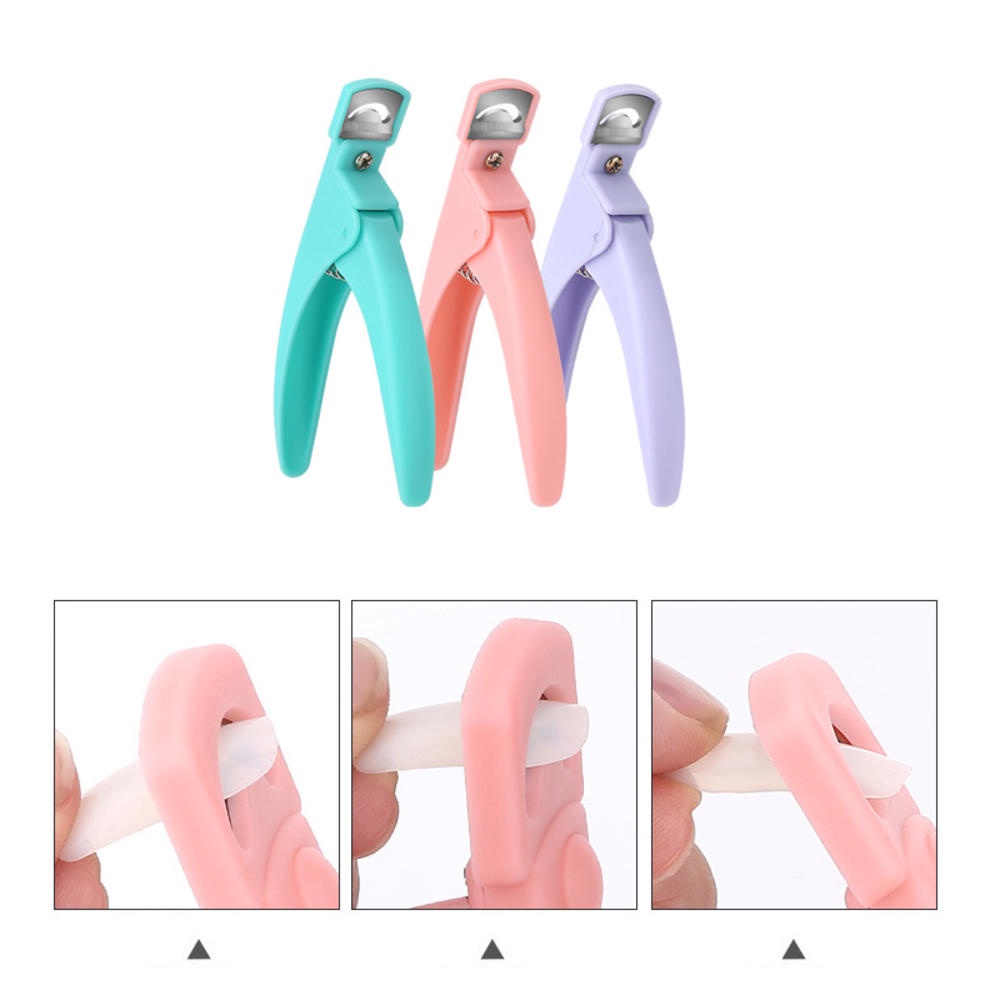 Kềm Cắt Móng Tay Giả Hình Chữ U Chuyên Nghiệp Thời Trang