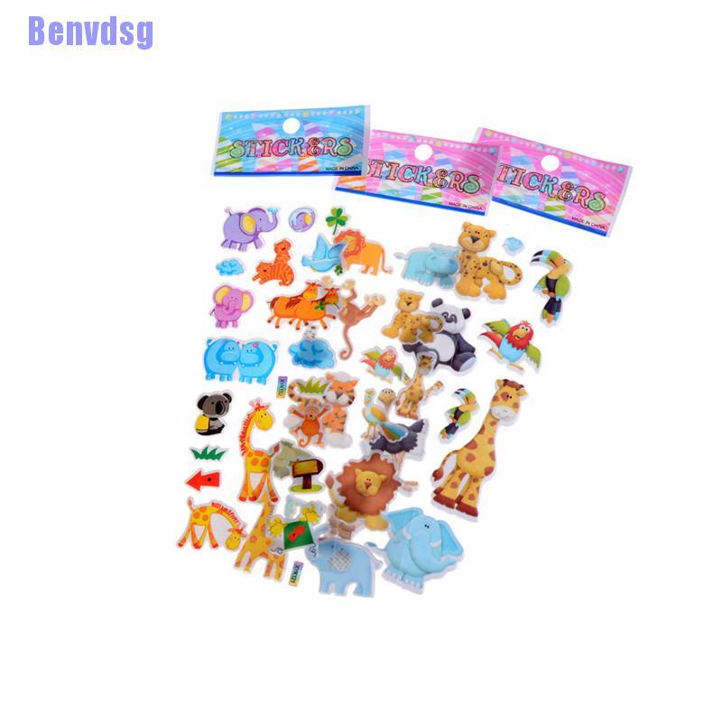 Miếng Dán Pvc Họa Tiết Hoạt Hình 3d Dễ Thương