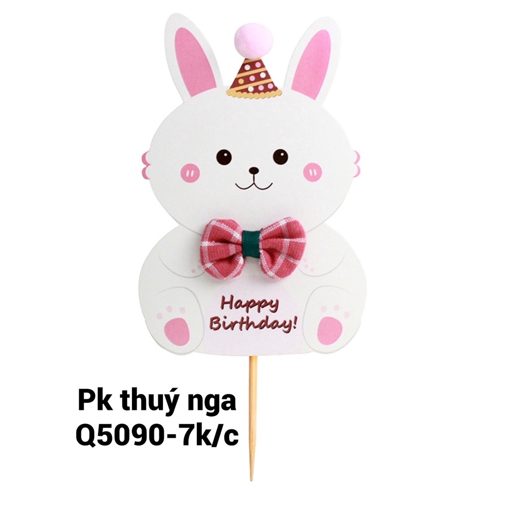 5 THẺ CẮM ĐỘNG VẬT (CHẤT LIỆU GIẤY)