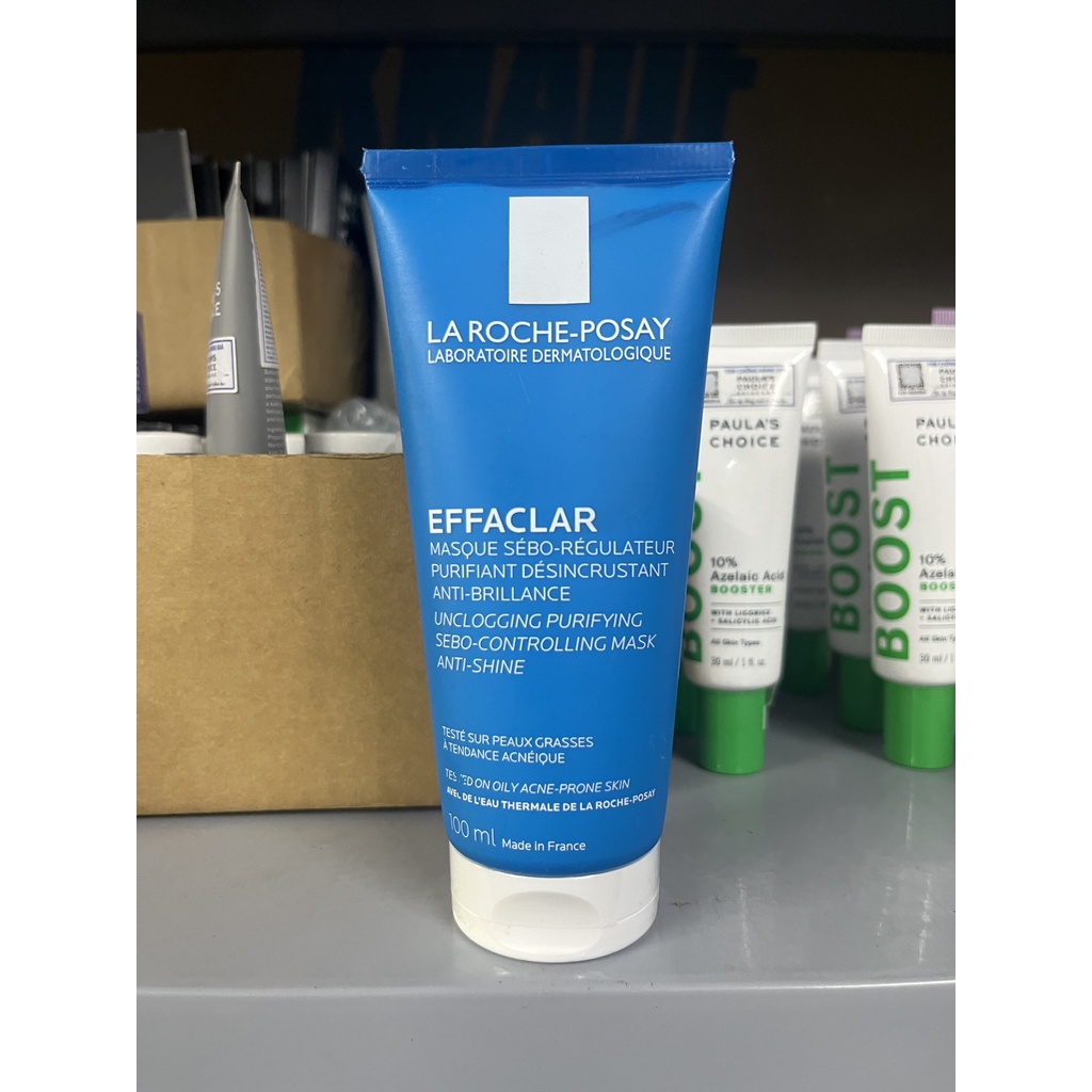 Mặt Nạ Bùn LA ROCHE POSAY Effaclar Sebo-Controlling Clay Mask làm sạch sâu, giảm mụn, giảm nhờn