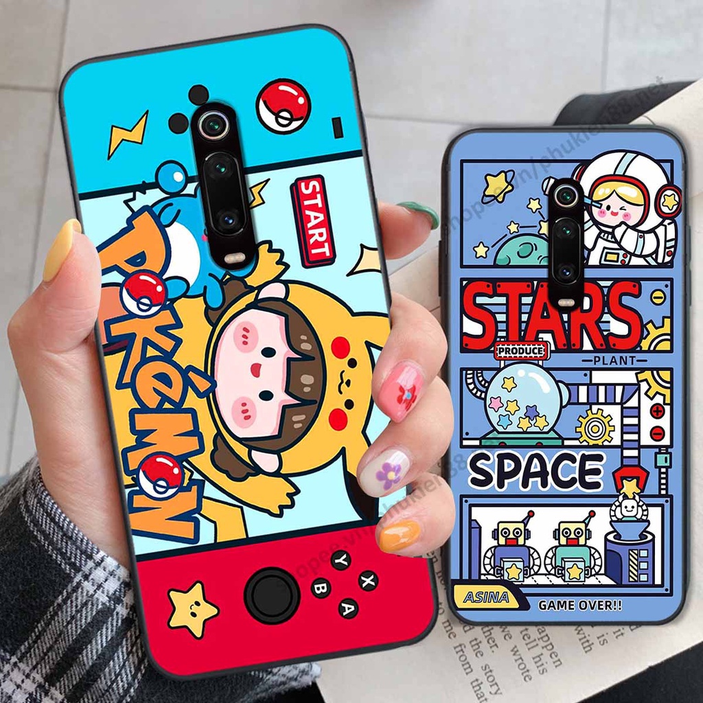 Ốp lưng Xiaomi Redmi K20 hình phi hành gia, roro jump, điện tử dễ thương - Giá rẻ tốt nhất