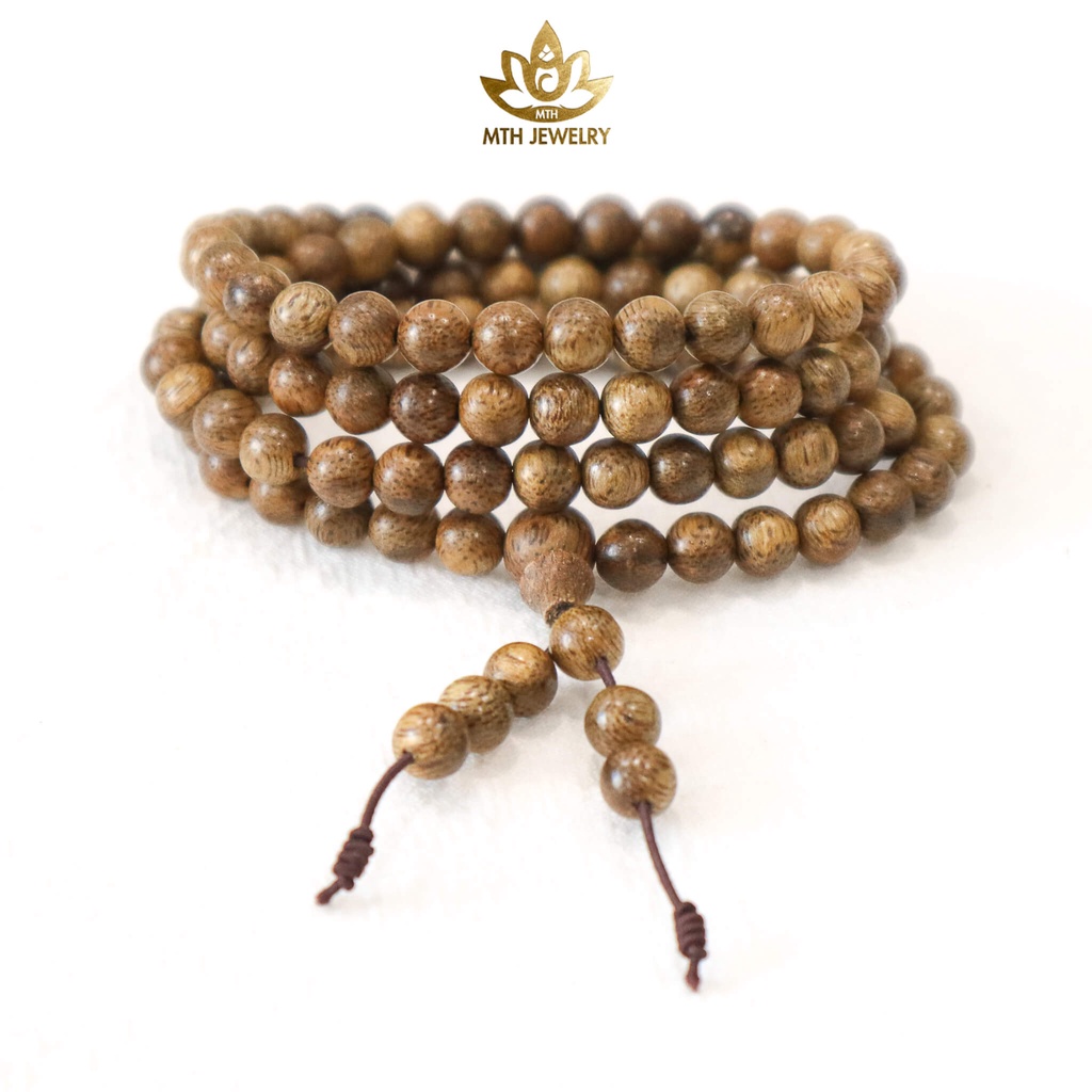 Vòng Tay Trầm Hương MTH JEWELRY Đeo Tay Dạng Chuỗi Hạt 108 Size  - Yến344