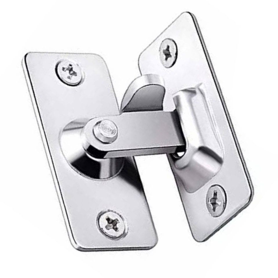 Chốt cửa Chốt 90 độ Rắn 304 Khóa bằng thép không gỉ Bảo mật Hardwar