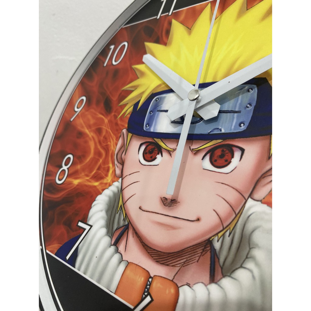 &lt;NARUTO&gt; Đồng hồ treo tường trang trí cho bé - 30 cm