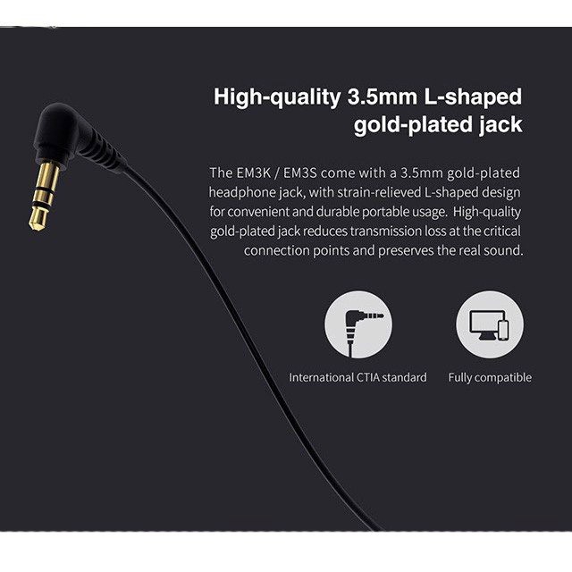 Tai nghe nhạc màng loa lớn Earbud FiiO EM3K