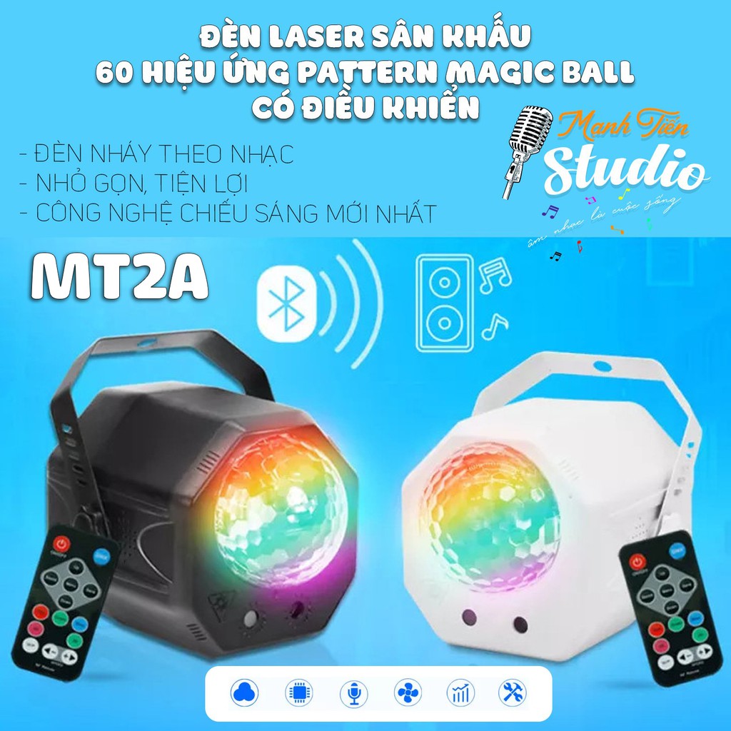 [KÈM VIDEO HÀNG CHUẨN ] Đèn laser sân khấu 60 hiệu ứng Pattern Magic Ball MT2A có điều khiển đèn chiếu lazer vũ trường