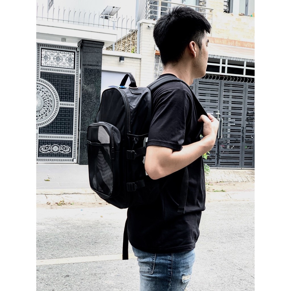 Balo đi học Chống Nước Cho Nam/Nữ 3 Lá Model EQT Classic Packback [ HONGPHUC ]