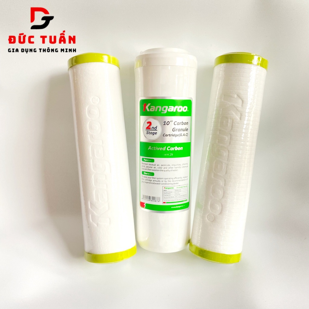 Lõi lọc nước Kangaroo Chính hãng - Lõi 1/2/3 - Giá Từng Lõi