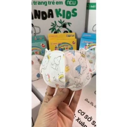 SET 3 HỘP MIX KHẨU TRANG 3D PANDA CHO BÉ