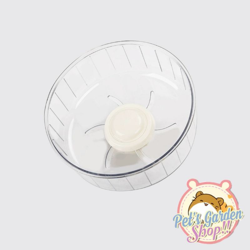 Wheel Daisy trong suốt 16cm (ko đế) cho hamster