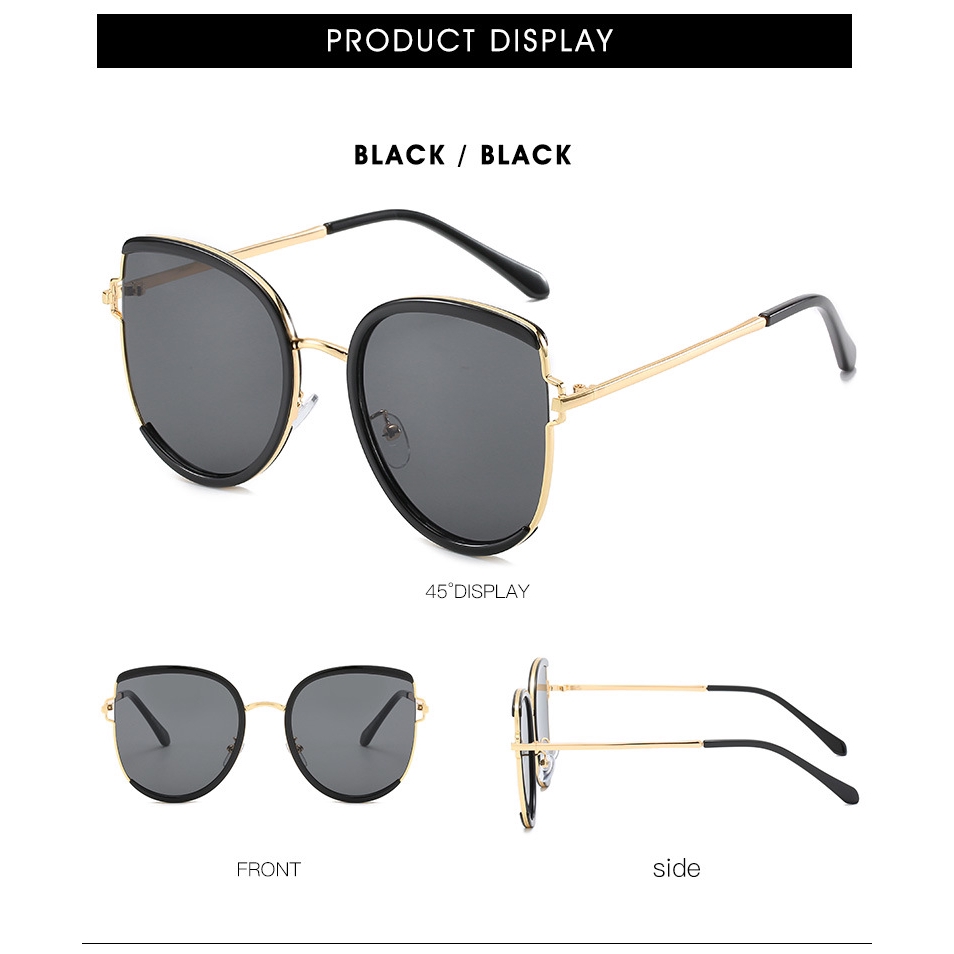 Kính mát thời trang gọng tròn cá tính cho nam và nữ