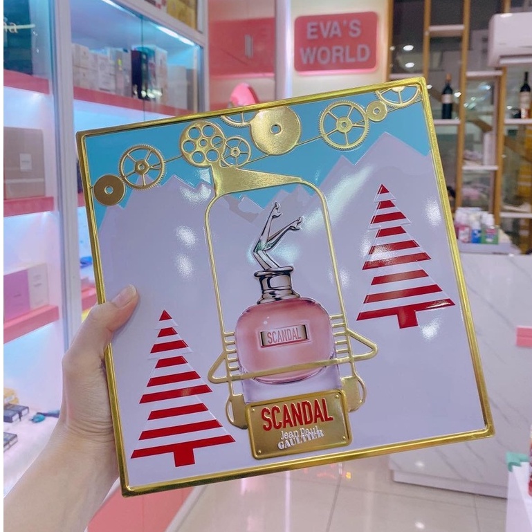 Set Nước Hoa Scandal Jean Paul Gaultier Eau De Parfum  50ml + Body Lotion 75ml
