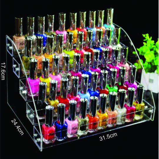 (Sale)Kệ sơn móng tay để bàn - Kệ Mica Trưng Bày Sơn Móng Tay 5 tầng- 7 tầng