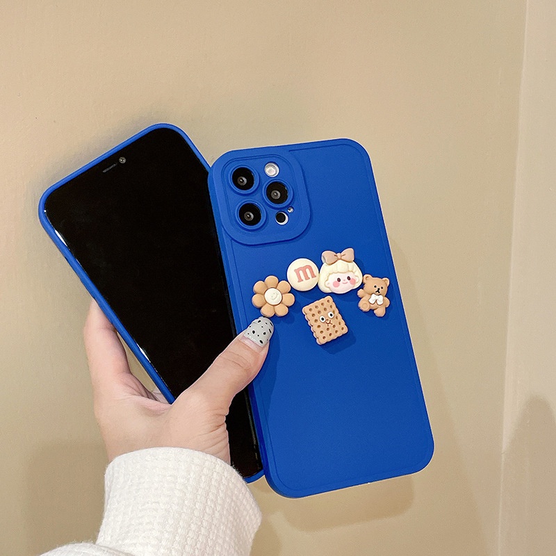 Ốp lưng iphone cạnh vuông bảo vệ camera gắn gấu cobalt7plus x xsmax 11 11promax 12 12pro 12promax 13 13pro 13promax DT13