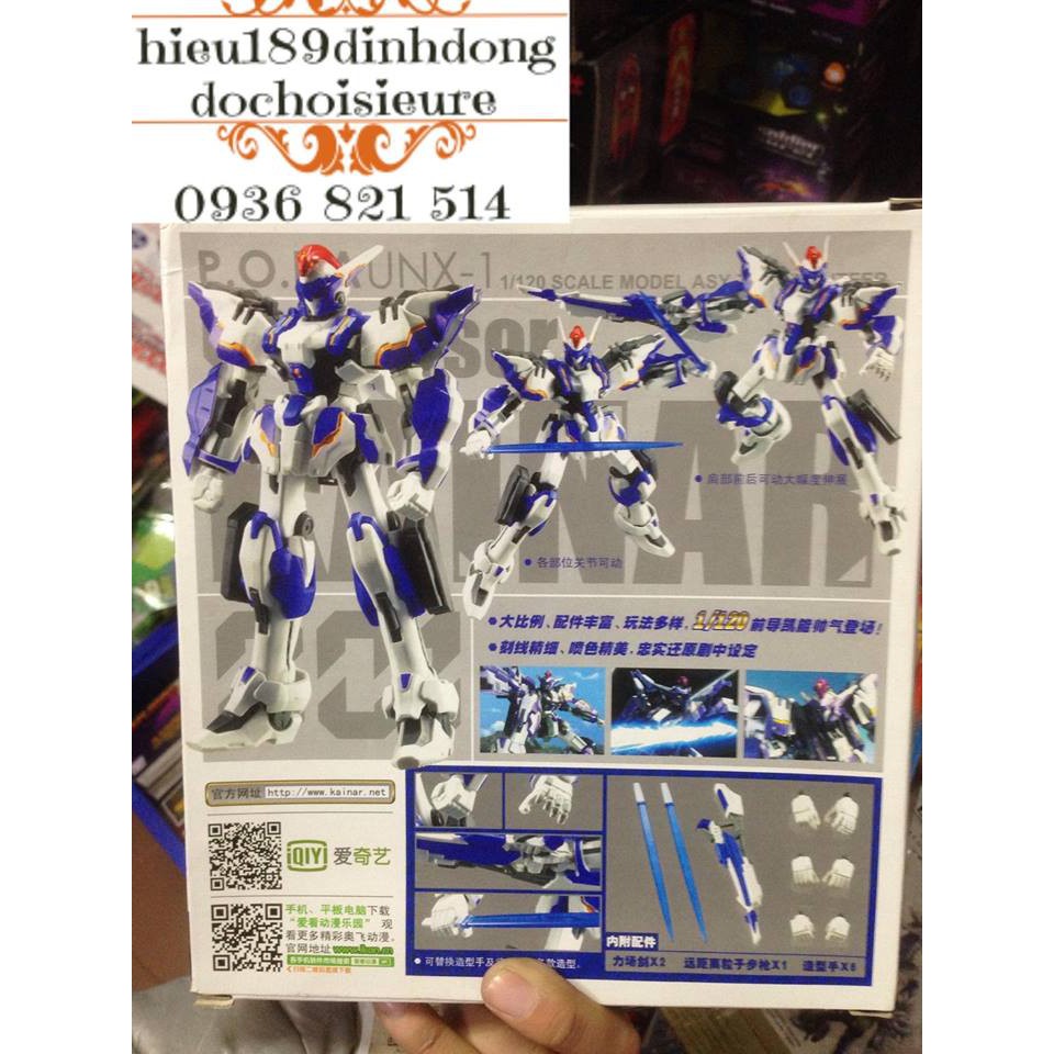 Hộp đồ chơi Chiến binh vũ trụ Kainar Gundam chính hãng Auldey nhựa nặng tay siêu đẹp Precursor Contact Full Metal