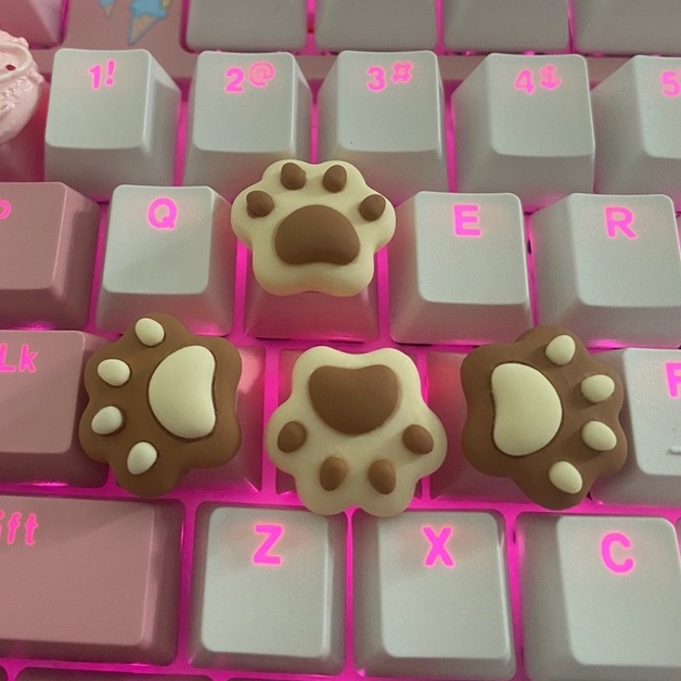 Keycap cute dễ thương lẻ chân mèo  (001_CH)