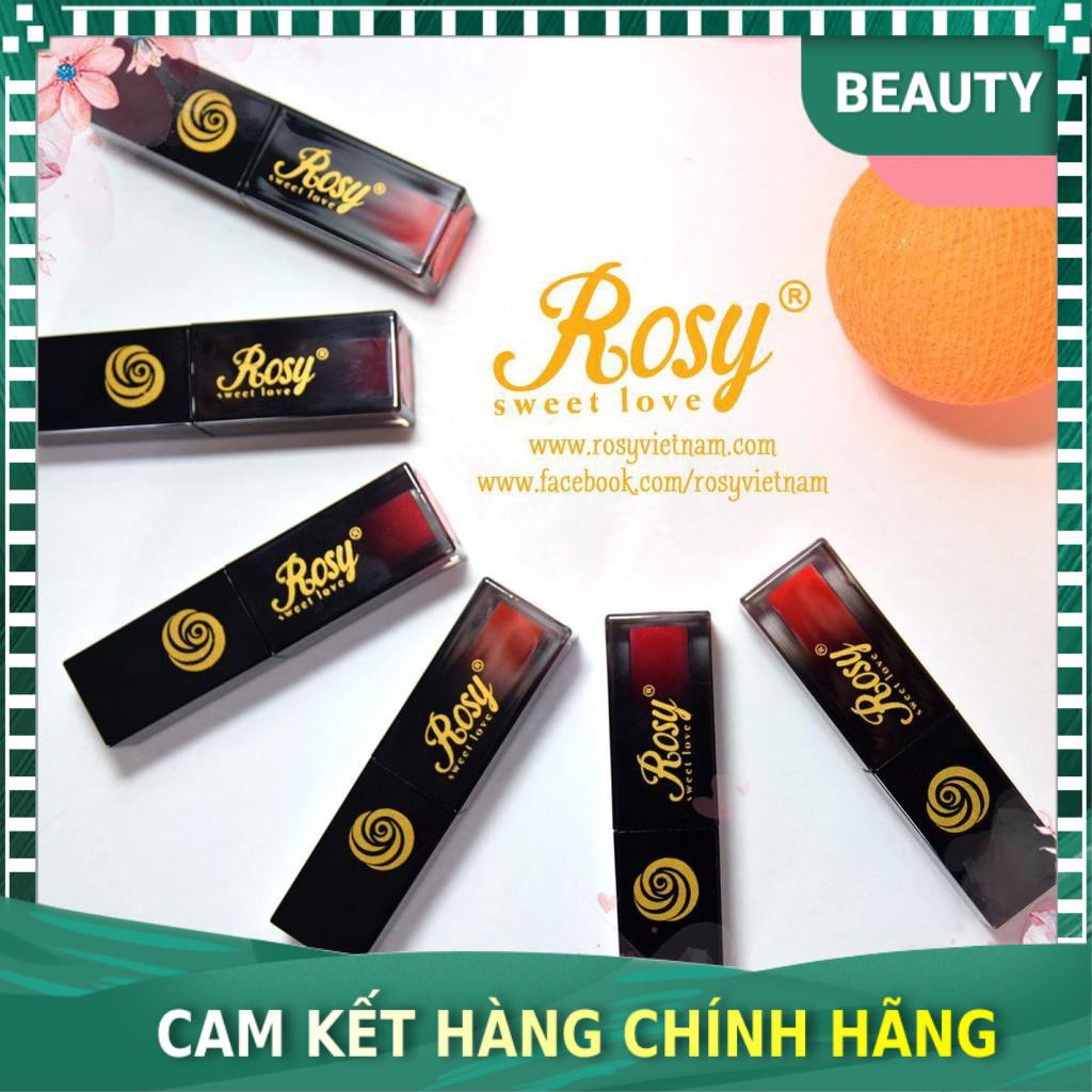 [Chính hãng 100%] Son kem Rosy, chiết xuất thiên nhiên, siêu lỳ, không hóa chất