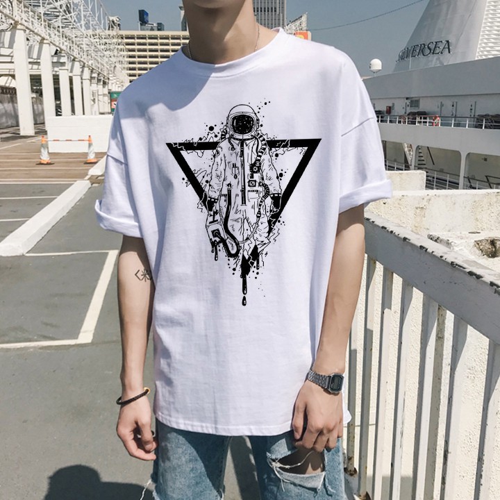 Áo phông tay lỡ over size PHI HÀNH GIA, Áo thun unisex form rộng
