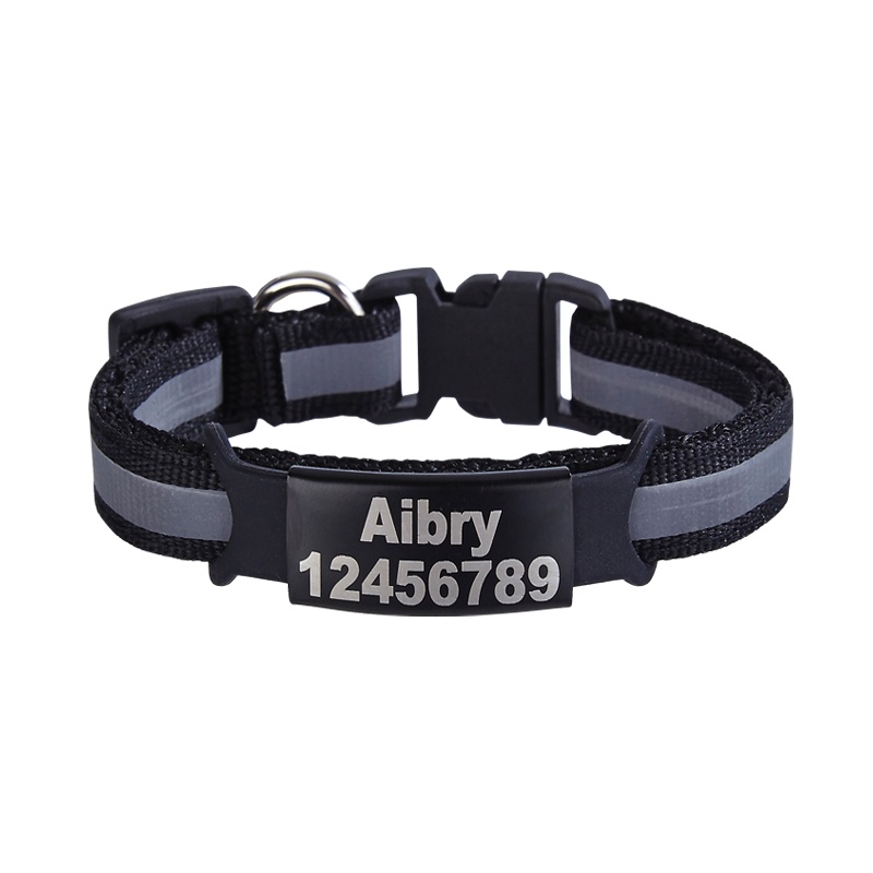 Vòng Cổ Nylon Tùy Chỉnh Gắn Chuông Hình Mèo Cá Tính An Toàn Cho Mèo Cưng