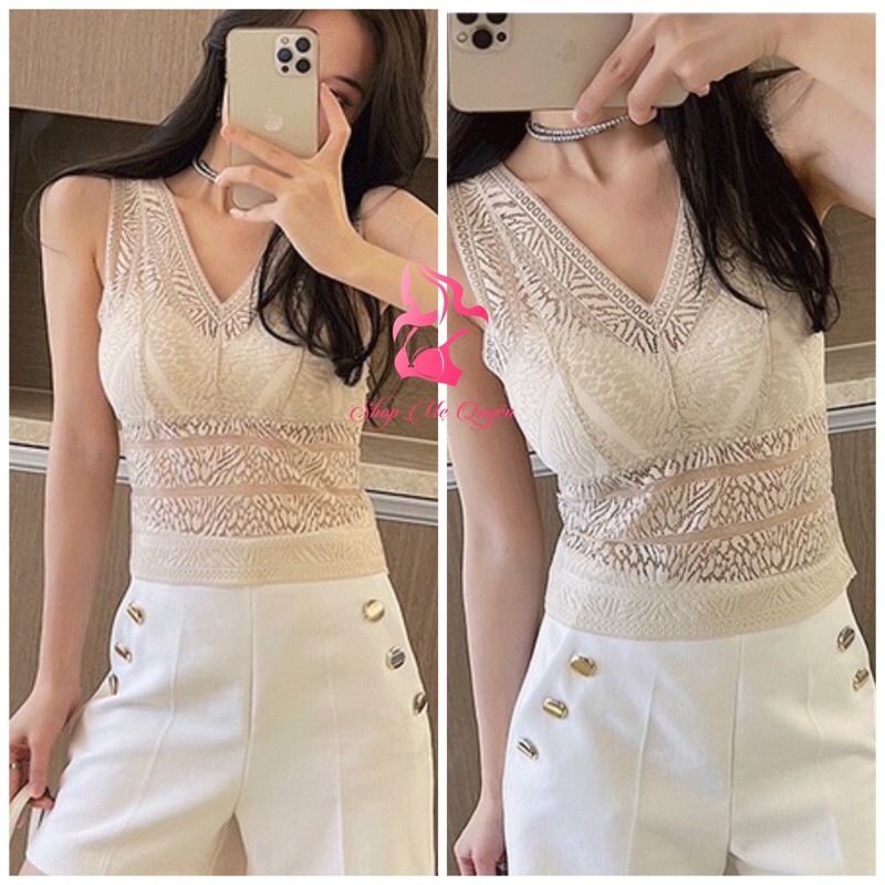 Áo bra ren nữ bản to kèm mút ngực, chất liệu ren mềm mịn cao cấp tôn dáng cho nàng
