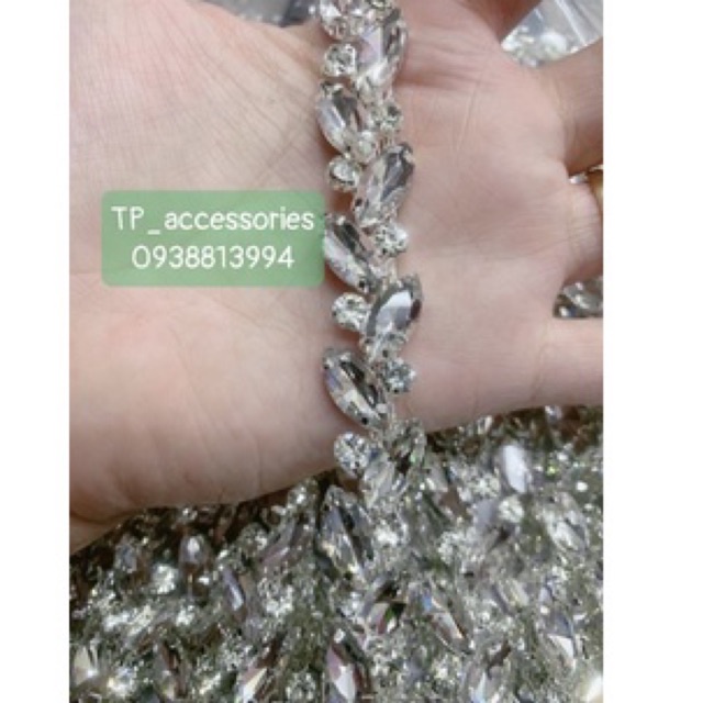 Dây đá trang trí quần áo , giày dép