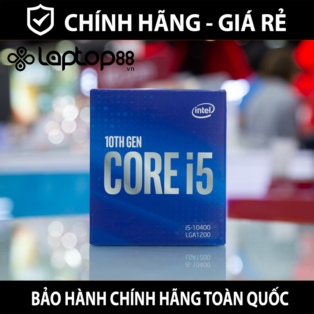 CPU Intel Core i5-10400 (12M Cache, 2.90 GHz up to 4.30 GHz, 6C12T, Socket 1200, Comet Lake-S) - Hàng mới xách tay