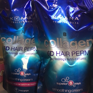 Thuốc ép tóc collagen 6D hair perm 500ml