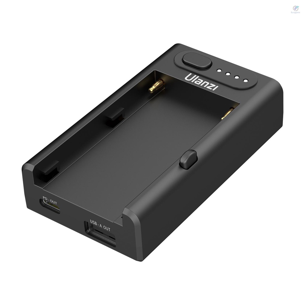Bộ Sạc Pin Máy Ảnh Đa Năng Ulanzi NP-F01 Đầu Vào Type-C PD / USB-A & D-TAP Ou 22W Cho Pin Máy Ảnh F550 / F750 / F970