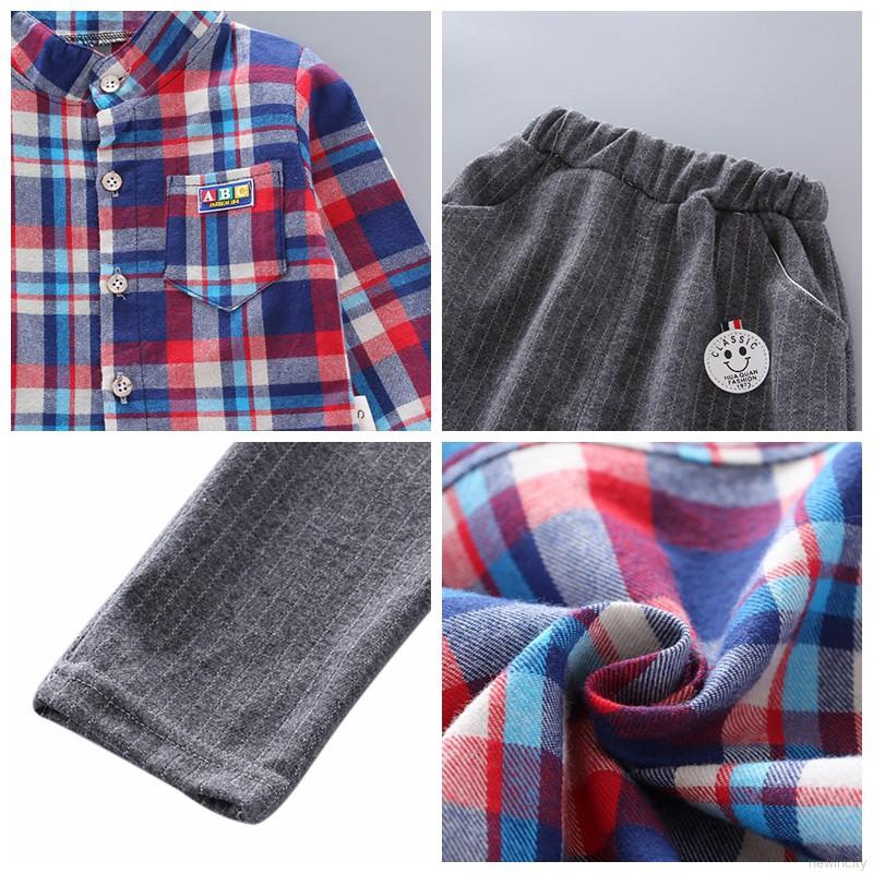 Set áo dài tay cổ tròn + quần dài kiểu dáng đơn giản tiện dụng dành cho nam