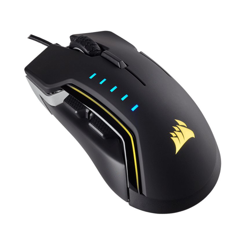 Chuột Chơi Game Có Dây - Corsair Glaive PRO RGB Đen - Hàng Chính Hãng