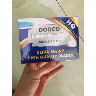 Dao tem dorco 1 hộp 100 lưỡi