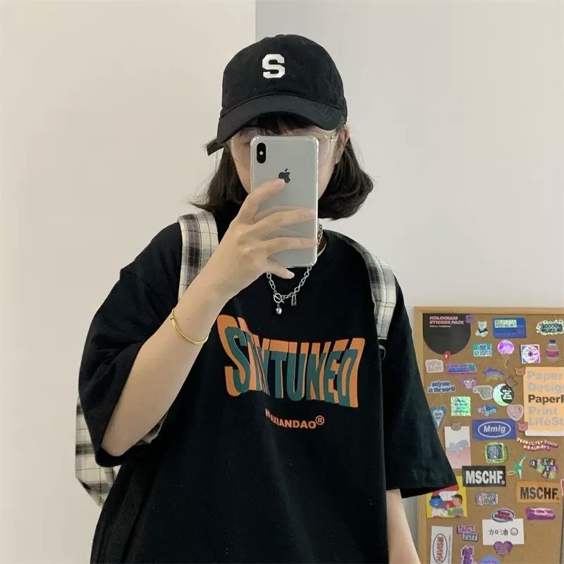 Áo thun tay lỡ Staytuned🥰🥰