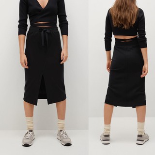 [virusplussize]Chân váy MANGO đen xuất xịn bigsize